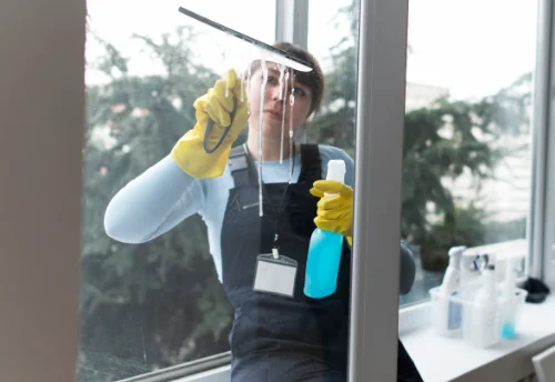 Nettoyage de vitres intérieures et extérieures à Glaire